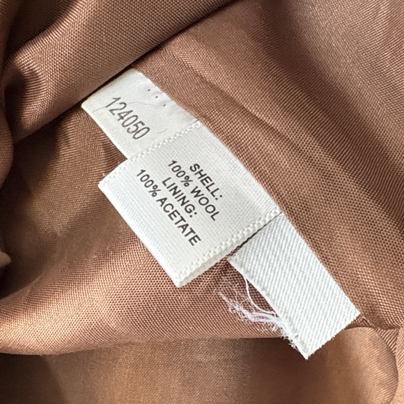 Classic A-Line Wool Skirt in Fawn Brown - Picture 5 of 5